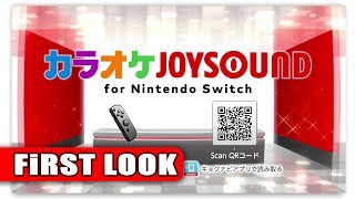 Karaoke JOYSOUND for Nintendo Switch  First look JP eShop [upl. by Kieryt]