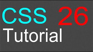 CSS Tutorial for Beginners  26  The DIV element [upl. by Hynes]