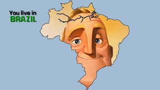 Mr Incredible becoming CannyUncanny Mapping You live in Brazil [upl. by Lamaj]