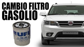 Cambio Filtro Gasolio Fiat Freemont Dodge Journey [upl. by Miof Mela]