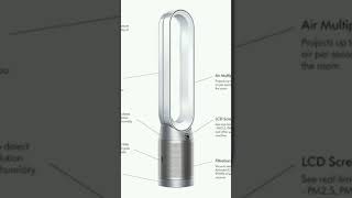 Dyson Air Purifier Cool WhiteSilver  Advanced HEPA H13 filtrationRemoves airpurifier ytshorts [upl. by Alakcim]