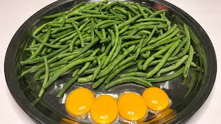 Yummy stir fry green beans with pork eggs and tofu recipe  Dary Cooking [upl. by Marciano]