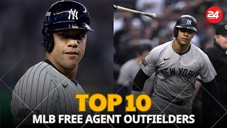 Top 10 MLB Free Agent Outfielders for the 202425 Offseason [upl. by Jarin]