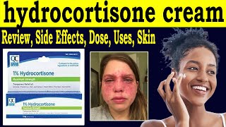 Hydrocortisone Cream  Review Hydrocortisone 1 percent cream uses  Side Effects Dose warning sign [upl. by Aleron]