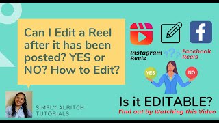 Can you Edit a Reel after it has been posted YES or NO If yes How to Edit the Posted Reel reels [upl. by Konopka688]