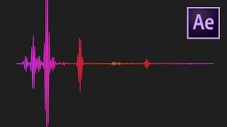 Audio Waveform Visualization Effect After Effects [upl. by Nyllaf]