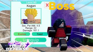 Level 80 Gohan Beating Raid 1 Showcase  4 Units Solo Gameplay  Roblox All Star Tower Defense [upl. by Nylicaj245]