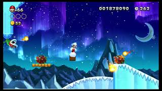 Super Mario Bros U Deluxe Frosted Glacier [upl. by Nonnairb773]