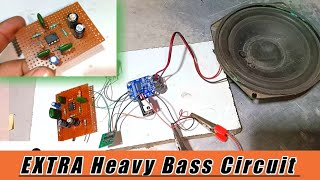 heavy amplifier circuit with extra bass Circuit  how to make powerfull amplifier [upl. by Lekar182]