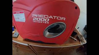 Predator 2000 inverter not running [upl. by Netta]