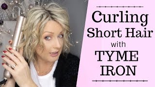 Curling Short Hair  TYME IRON [upl. by Strohben425]