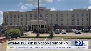 Husband wife hospitalized after shooting at McComb hotel [upl. by Inajna279]