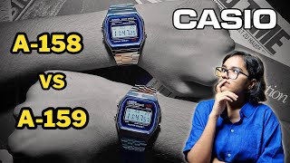 CASIO A158 vs A159 l are they any different [upl. by Carrillo]