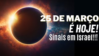 SINAIS NOS CÉUS  EUA se afastam de Israel no dia do Eclipse Lunar [upl. by Etterb]