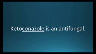 How to pronounce ketoconazole Nizoral Memorizing Pharmacology Flashcard [upl. by Laspisa]