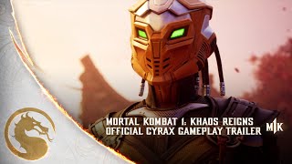 Mortal Kombat 1 Khaos Reigns – Official Cyrax Gameplay Trailer [upl. by Arykahs]