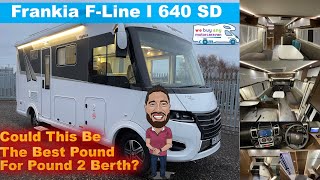 Frankia FLine I 640 SD Motorhome Review 2020 Model [upl. by Tansy491]