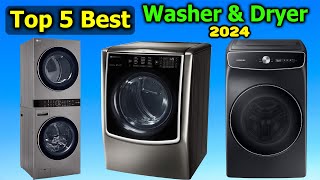 Top 5 Best Washer amp Dryer 2024 [upl. by Langdon79]