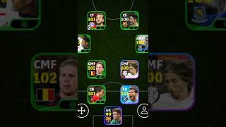 Who is better  4222 Formation  efootball 2025 mobile shorts efootball pes viral [upl. by Fiorenza]