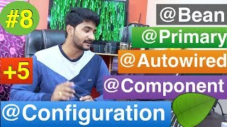 Spring annotation tutorial for beginners All In1 spring core annotations spring framework tutorial [upl. by Reinald]