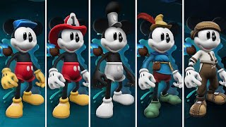 Epic Mickey Rebrushed  All Costumes DLC Included [upl. by Nedrah]