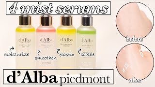 d’Alba White Truffle mist serum 4 types  dry skin  rough skin  vibrant  lacks elasticity [upl. by Iblehs]