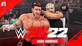 WWE 2K22  2K Showcase Rey Mysterio  PARTE 1 en Español [upl. by Artenal]