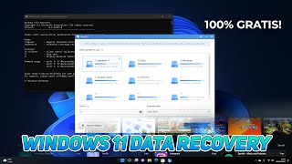 100 GRATIS Data Recovery Windows 1110 Dari Microsoft  Winfr GUI [upl. by Denby]