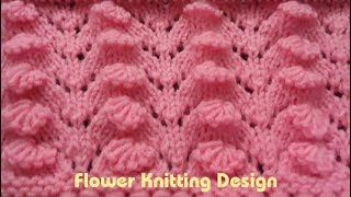 Flower Knitting Design Cardigan  Baby Frock  Sweater हिंदी Jasbir Creations [upl. by Einhpets]