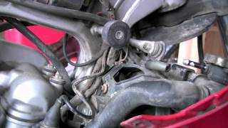 DIY BMW F650  fixing tiny coolant leak in overflow hose caused by gas tank [upl. by Aernda948]