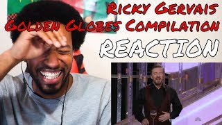 The Best of Ricky Gervais at The Golden Globes 20102012 REACTION  DaVinci REACTS [upl. by Anne340]