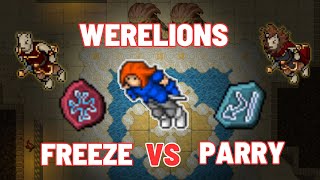 PARRY vs FREEZE  Werelions  Analise FRAME a FRAME [upl. by Kcin]