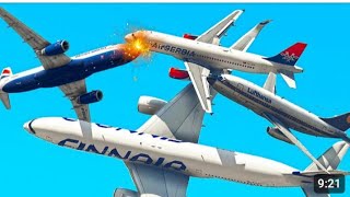 AirFrance Airbus a380 Collide amp Crash Emergency land at UAE Today gta5 fyp shorts [upl. by Lidda566]