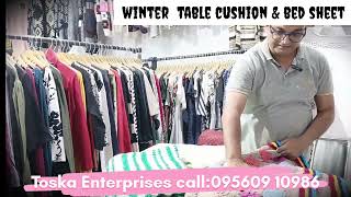 winter cushion amp Bed sheet ❤️🫣toskaenterprises youtubeshorts retailer wholesaler [upl. by Amalle561]