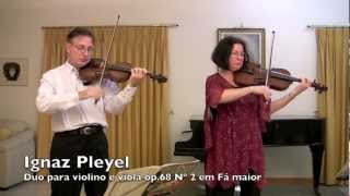 Pleyel duo for violin and viola Bessler Springuel [upl. by Etteve601]