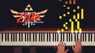 Zelda Skyward Sword Ballad of the Goddess Piano [upl. by Udall]