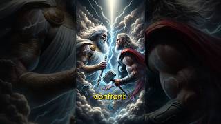 Zeus vs Thor Who would win in a battle of lightning gods  Greek mania zeus thor fight [upl. by Eiuqcaj383]