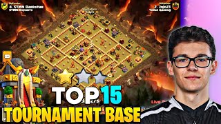 TOURNAMENT BASE TH16 ANTI 2 STAR TH16 BASE LINK TH16 War Base Link  NEW TH16 CWL BASE LINK COC [upl. by Harmony]