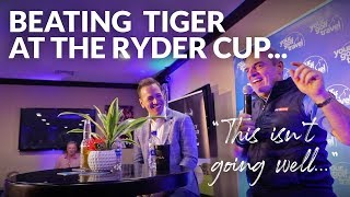 BEATING TIGER WOODS AT THE RYDER CUP  Nick Dougherty amp Paul McGinley at the YGT Masters Party [upl. by Aidan]