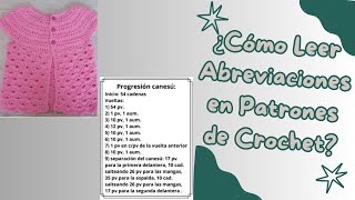 Descifra las Abreviaciones de Crochet Aprende a Leer Patrones Fácilmente [upl. by Lani]