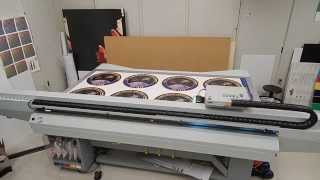 Printing Signs on Flatbed Printer [upl. by Aldo744]