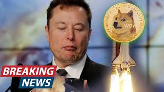 Urgent Alert DOGECOIN LOOKS EXTREMELY BULLISH Insane DOGE price prediction Elon Musk Doing It [upl. by Kalvin]