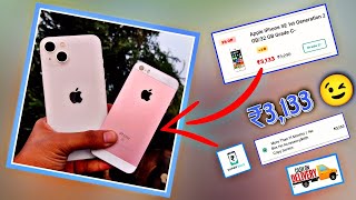 🍎Apple iPhone se ₹3133 only 😍iPhone se 1st generation in 2023 unboxing refurbishedphone cashify [upl. by Delia867]