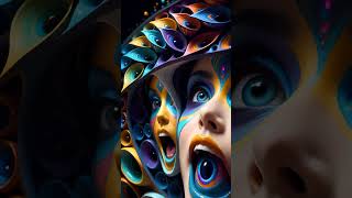 Synesthesia AI Psychedelic Animated Art  AV 65 shortpsychedelic [upl. by Peria116]