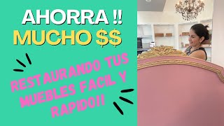 Ahorra mucho dinero restaurando tus muebles fácil y rápido [upl. by Nicky912]