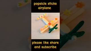 Popsicle stick craft youtube short viralshort diycraftycorner popsicle popcraftathome [upl. by Nitsirt]