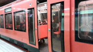 Helsinki metro depart Herttoniemi station [upl. by Notlok]