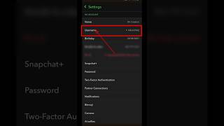 🤯Snapchat Users Name Change Kaise Kare  How to Change Users Name on Snapchat 👈 shorts snapchat [upl. by Bohrer]