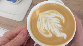 A long double coffee order on my delonghi stilosa coffee espresso coffeetime latteart pov [upl. by Schurman]