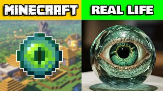 MINECRAFT MOBS VS REAL LIFE 5  Super Realistic 4k [upl. by Metzgar]